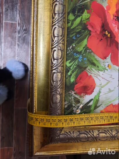 Картина маслом на холсте цветы