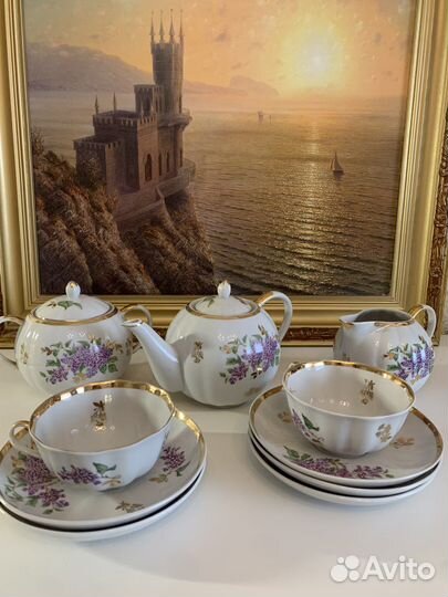 Сервиз чайный Сирень