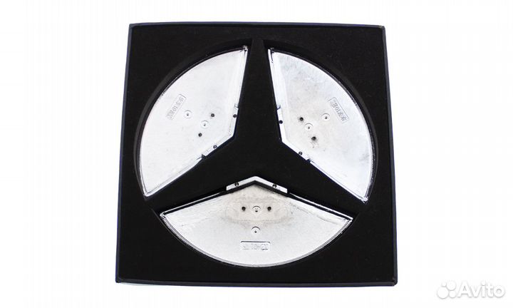 Накладки со стразами на звезду решетки Mercedes