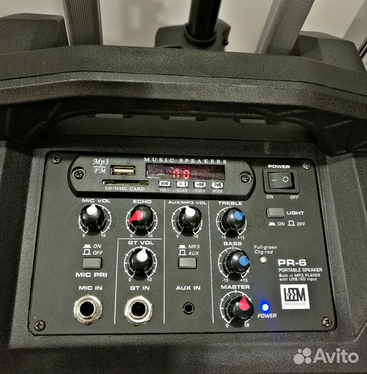 Портативная акустическая система Leem PR6