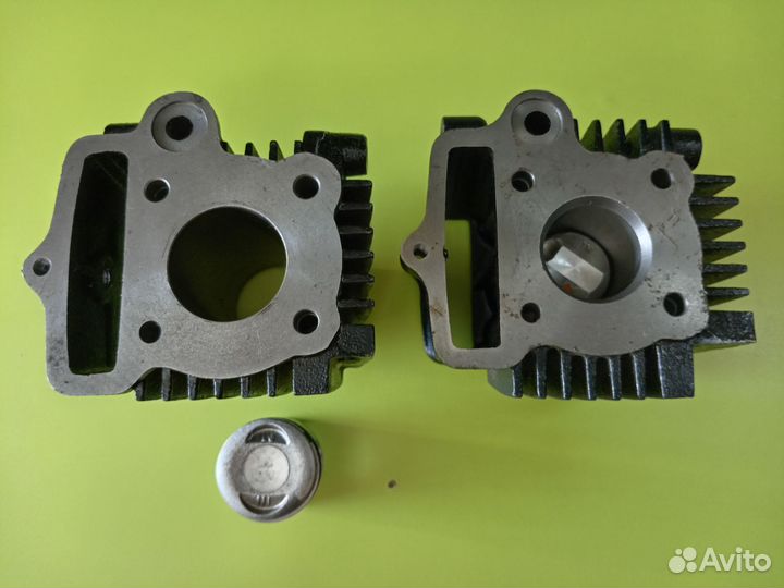 Цилиндро-поршневая группа на скутер мопед мотоцикл