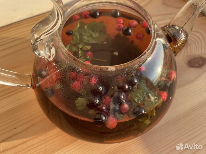 Иван-чай со смородиной 1кг, ягоды, полезный чай