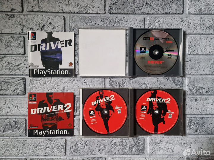 Driver 1 + Driver 2 на PS1 Playstation 1