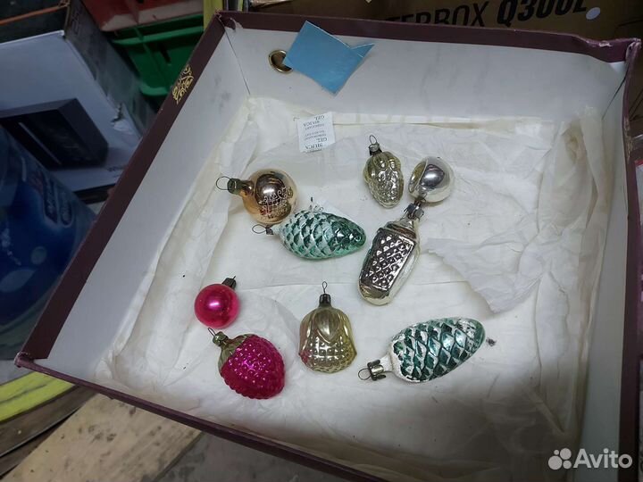 Ретро игрушки на елку