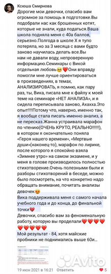 Репетитор по литературе (подготовка к огэ, егэ)