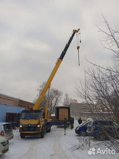 Аренда и услуги автокрана, 25 т, 21.7 м, с гуськом 9 м
