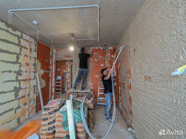 Механизированная штукатурка стен