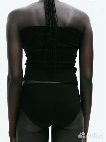 Трусы женские H&M XS новые черные