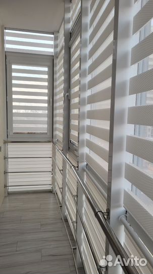 Рулонные шторы день ночь на заказ