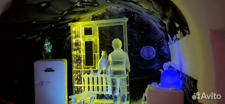 Экскурсия в Хибины, снежная деревня