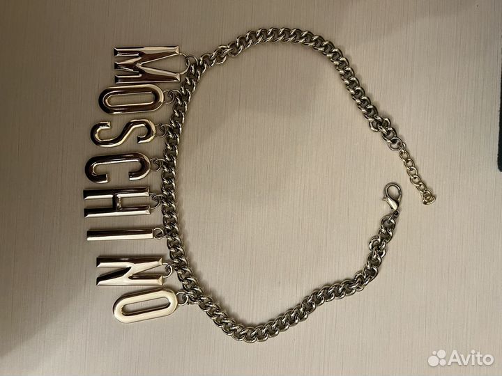 Колье цепь Moschino