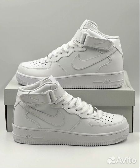 Nike Air Force 1 Высокие Белые для стильного образ