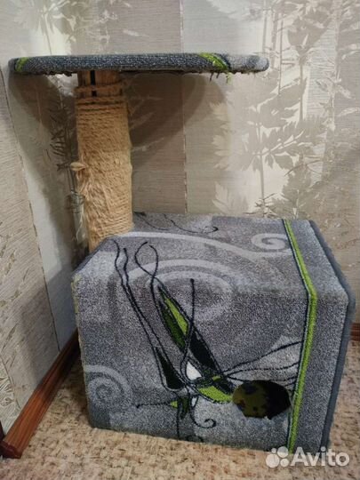 Домик для кошки с когтеточкой