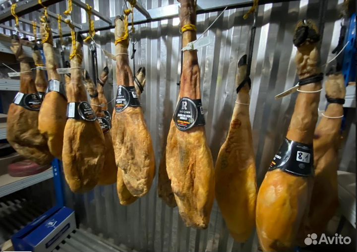 Хамон иберико на кости выдержка 24 месяца