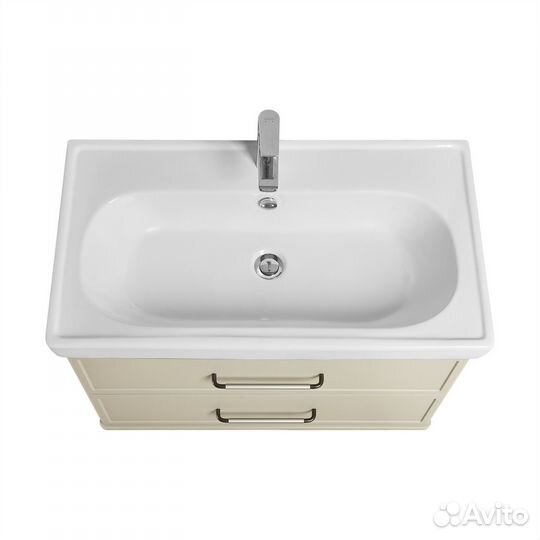 Тумба для ванной Нео Классика Белый Камень 85 см