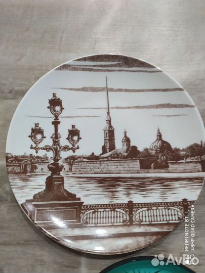 Тарелки сувенирные Санкт-Петербург, Тунис
