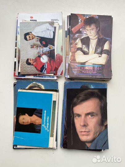 65 шт, карманные календарики, СССР, знаменитости