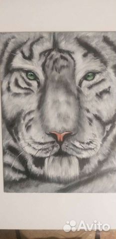 Картина масломТигр