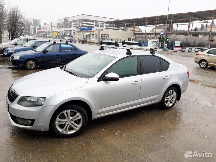 Багажник на крышу Шкода Октавия А7, Атлант