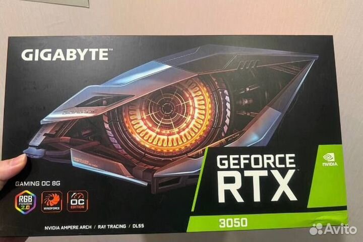 Видеокарта rtx 3050 8 gb