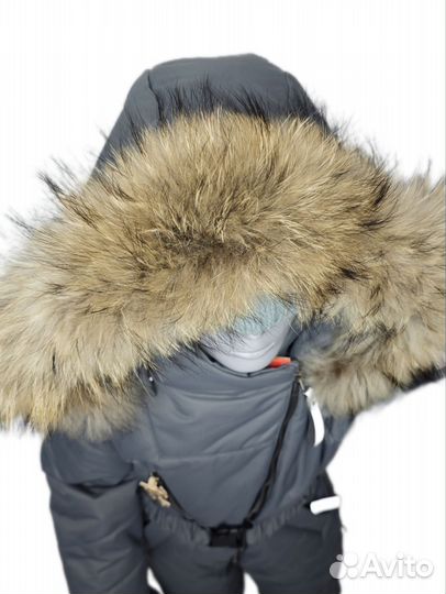 128 Комбинезон зимний серый Фаворит новый