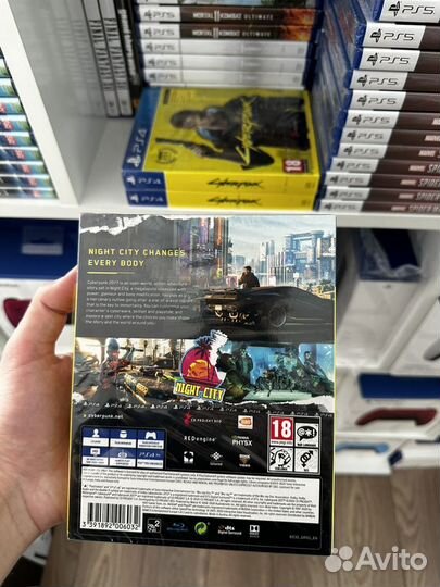 Cyberpunk 2077 ps4 ps5 диск новый