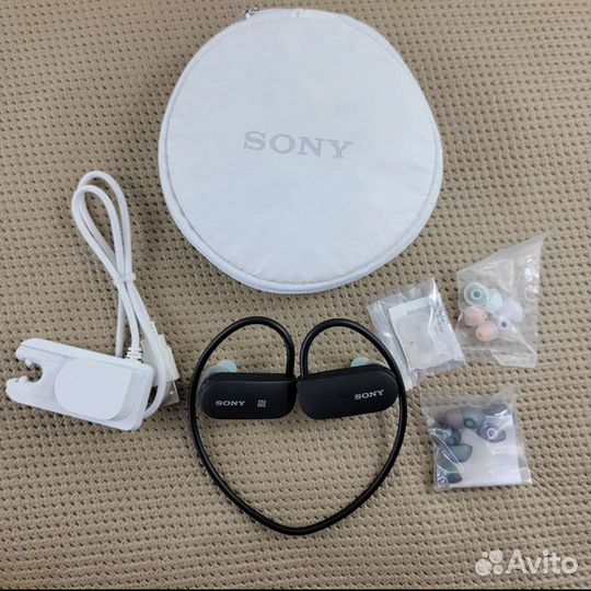 Водонепрониц.плеер-наушники Sony NWZ-WS, 16 Gb