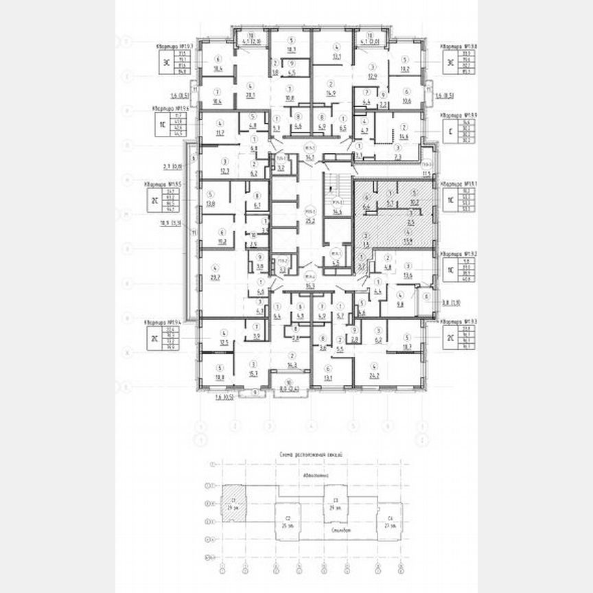 1-к. квартира, 53,3 м², 9/29 эт.