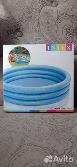 Детский надувной бассейн intex