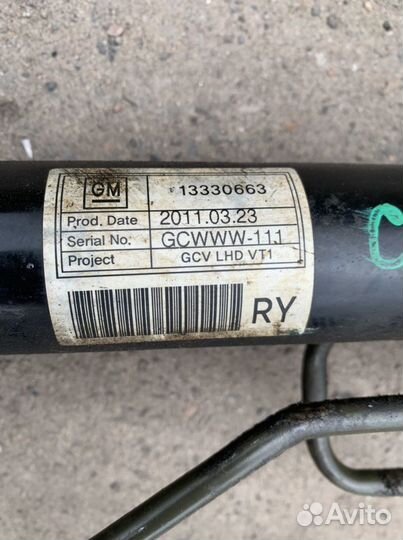 Рулевая рейка chevrolet cruze под ремонт