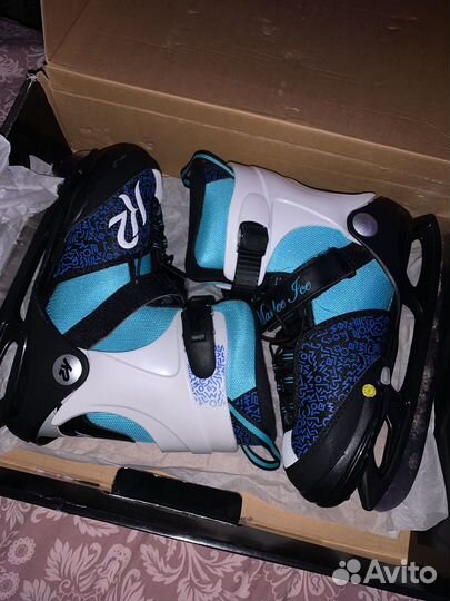 Коньки раздвижные 34-38