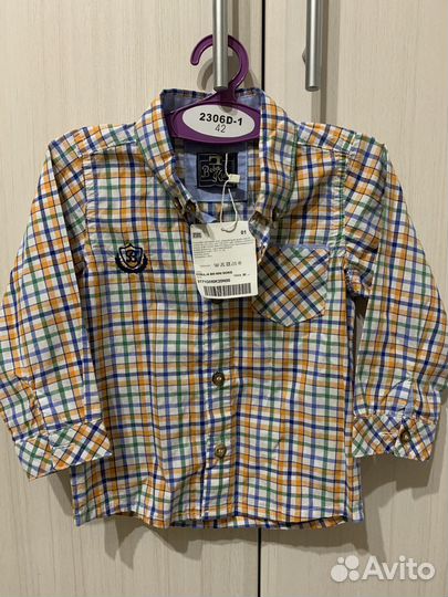 Рубашка для мальчика 80 р