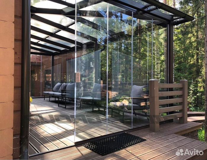 Безрамное остекление