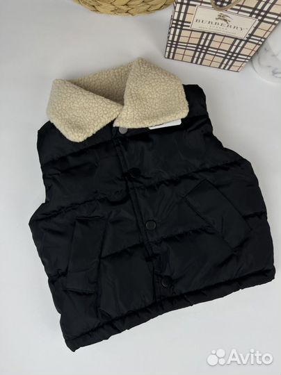 Жилетка детская черная