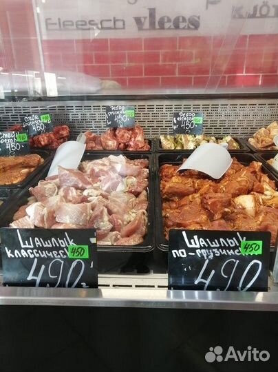 Мясо свинины, говядины, баранины, шашлык, полутуши