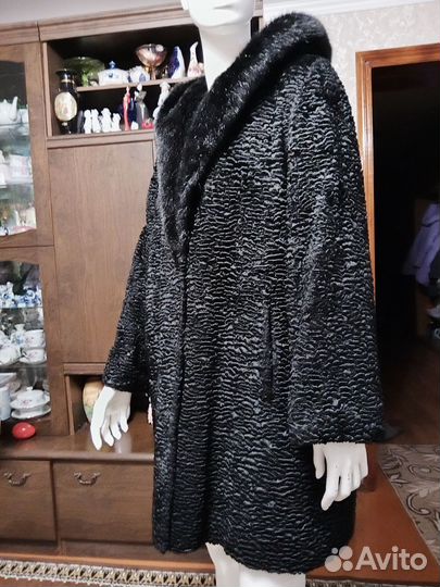 Полушубок искусственный под каракуль