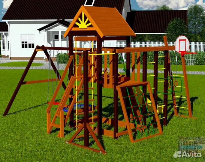 Детская площадка без заноз