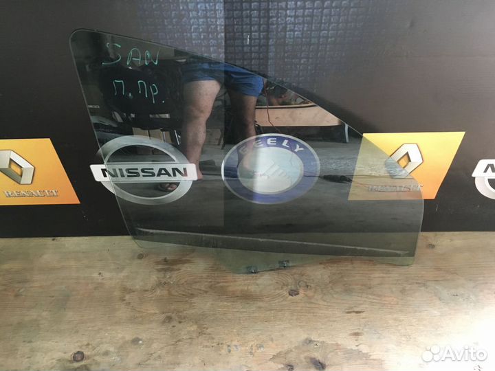 Стекло боковое двери Renault sandero Прав
