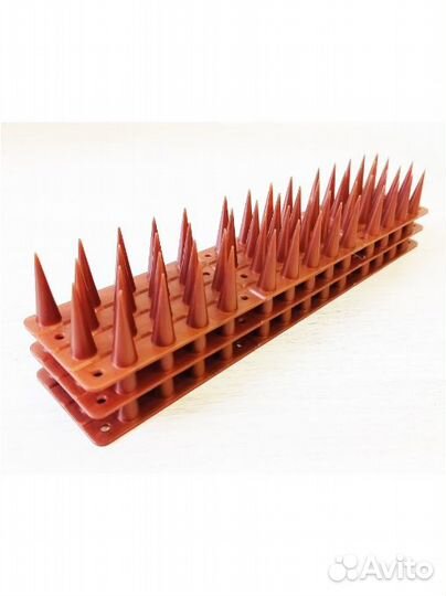 Противоприсадные шипы от птиц 300х60 мм, 10шт