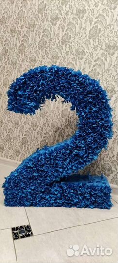 Цифра 2 на день рождения