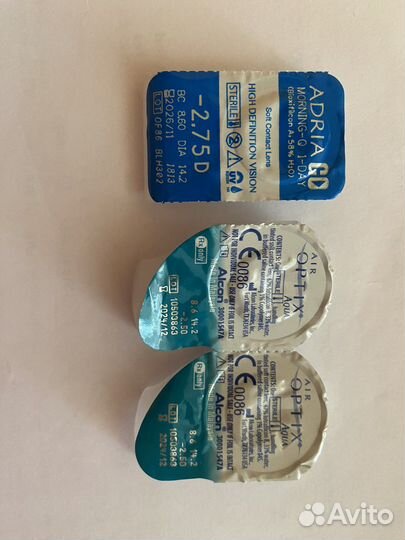 Линзы контактные alcon air optix