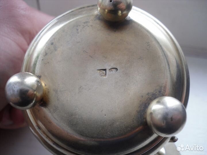 Сливочник с узором Ag 84