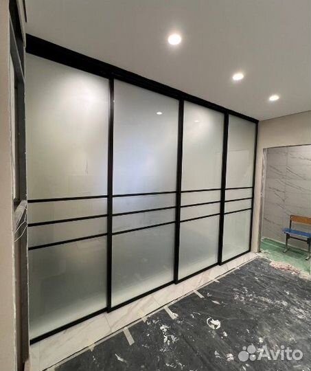 Раздвижные перегородки на заказ