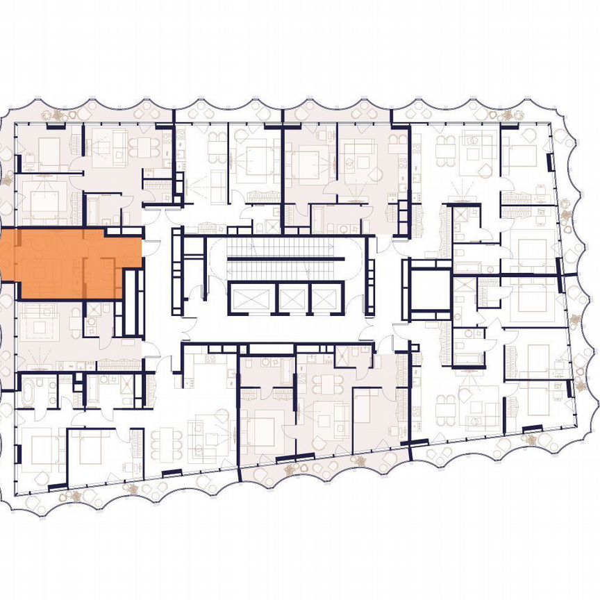 1-к. квартира, 27,9 м², 3/24 эт.