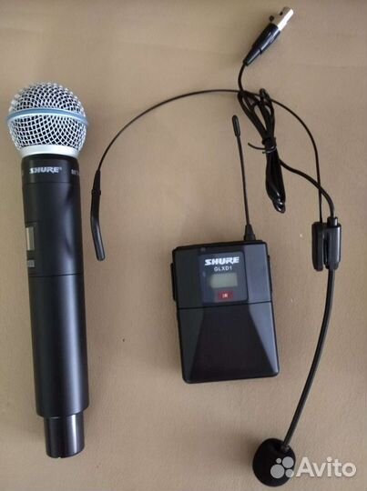 Радиомикрофоны shure glxd 4
