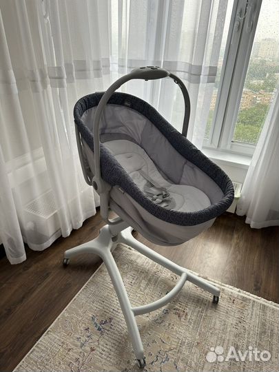 Кроватка-стульчик chicco baby hug 4 in 1