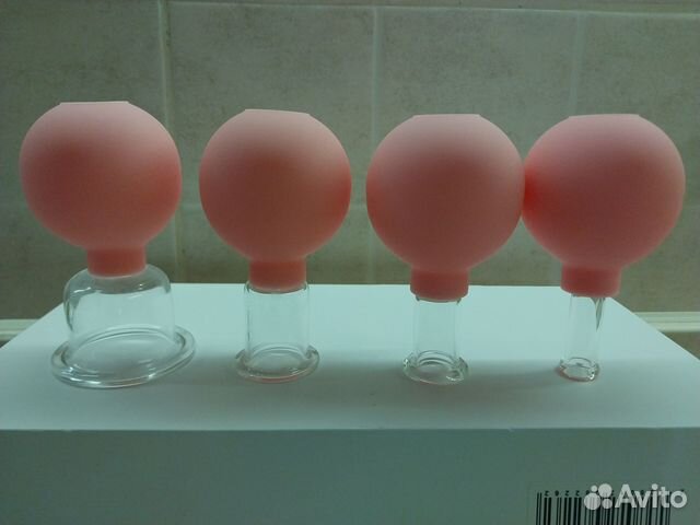 Силиконовые банки вакуумные для массажа