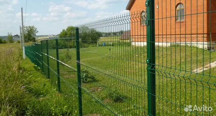 Забор из 3D сетки 60 метров