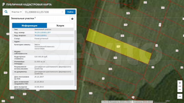 Участок 5,1 га (СНТ, ДНП)
