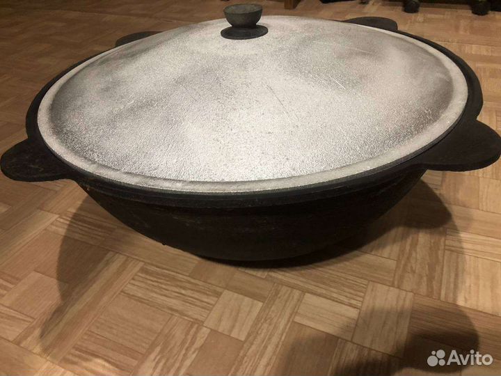 Казан чугунный узбекский 16 литров